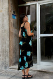 Vintage ELISA LANDRI gorgous floral dress (M/L)