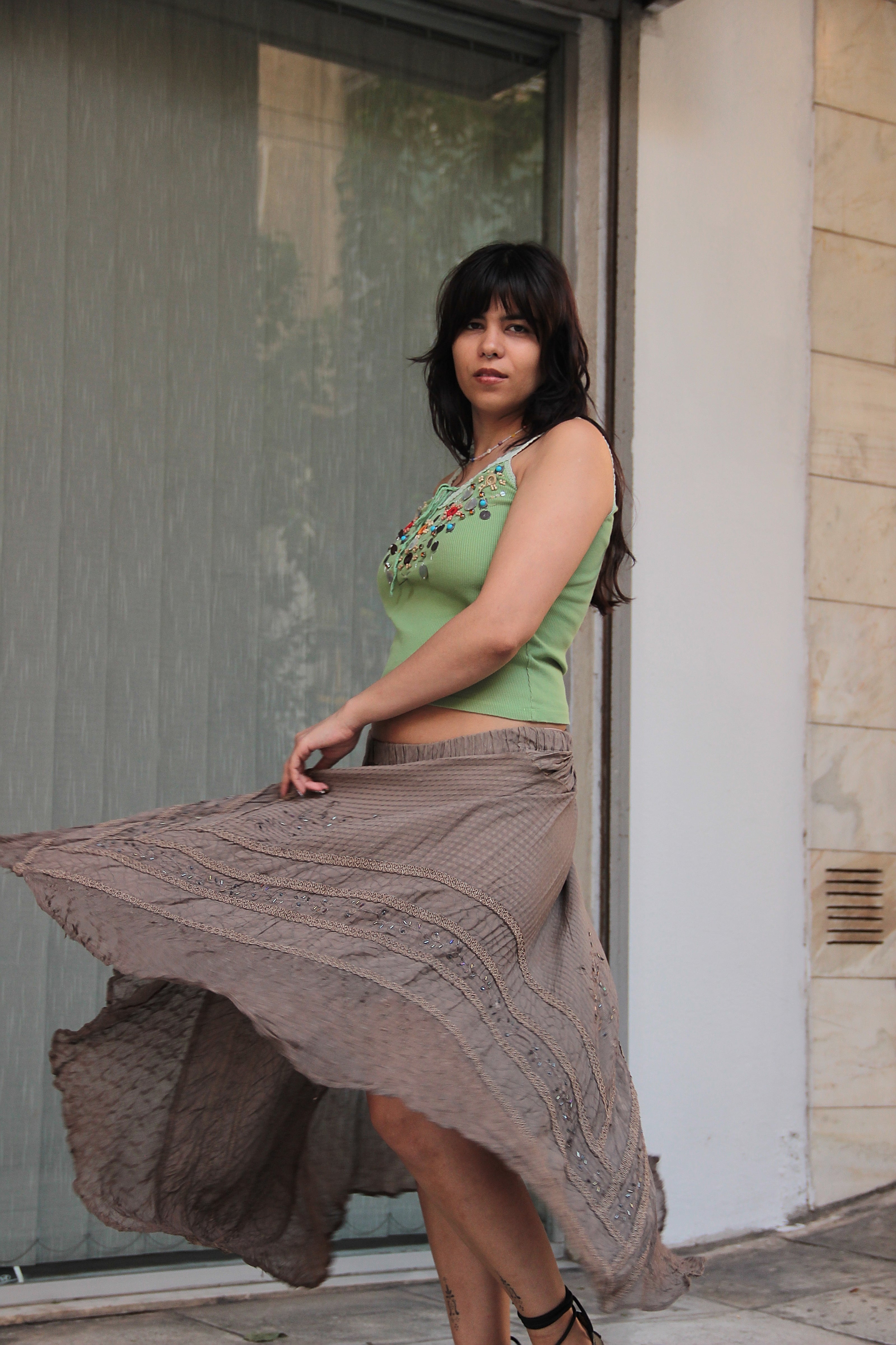 Stunning maxi hippie skirt (M/XL)