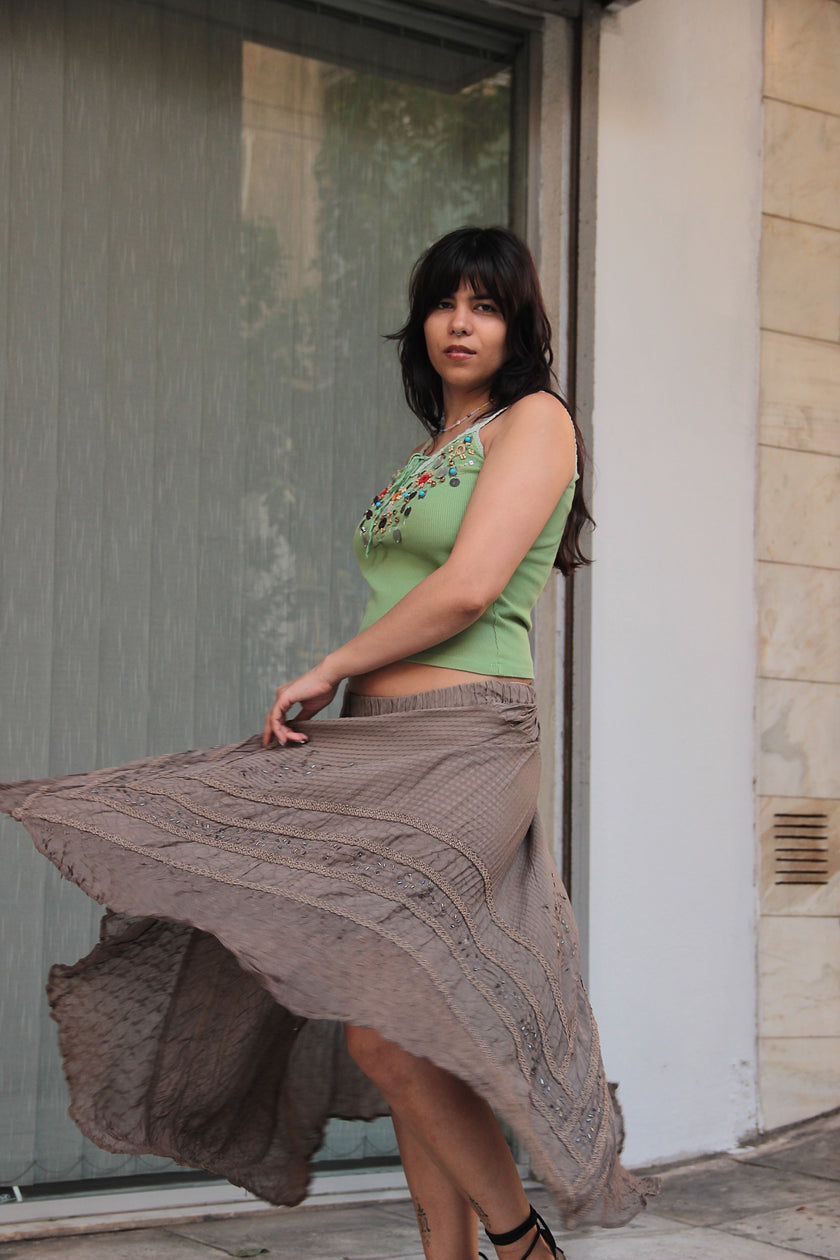 Stunning maxi hippie skirt (M/XL)
