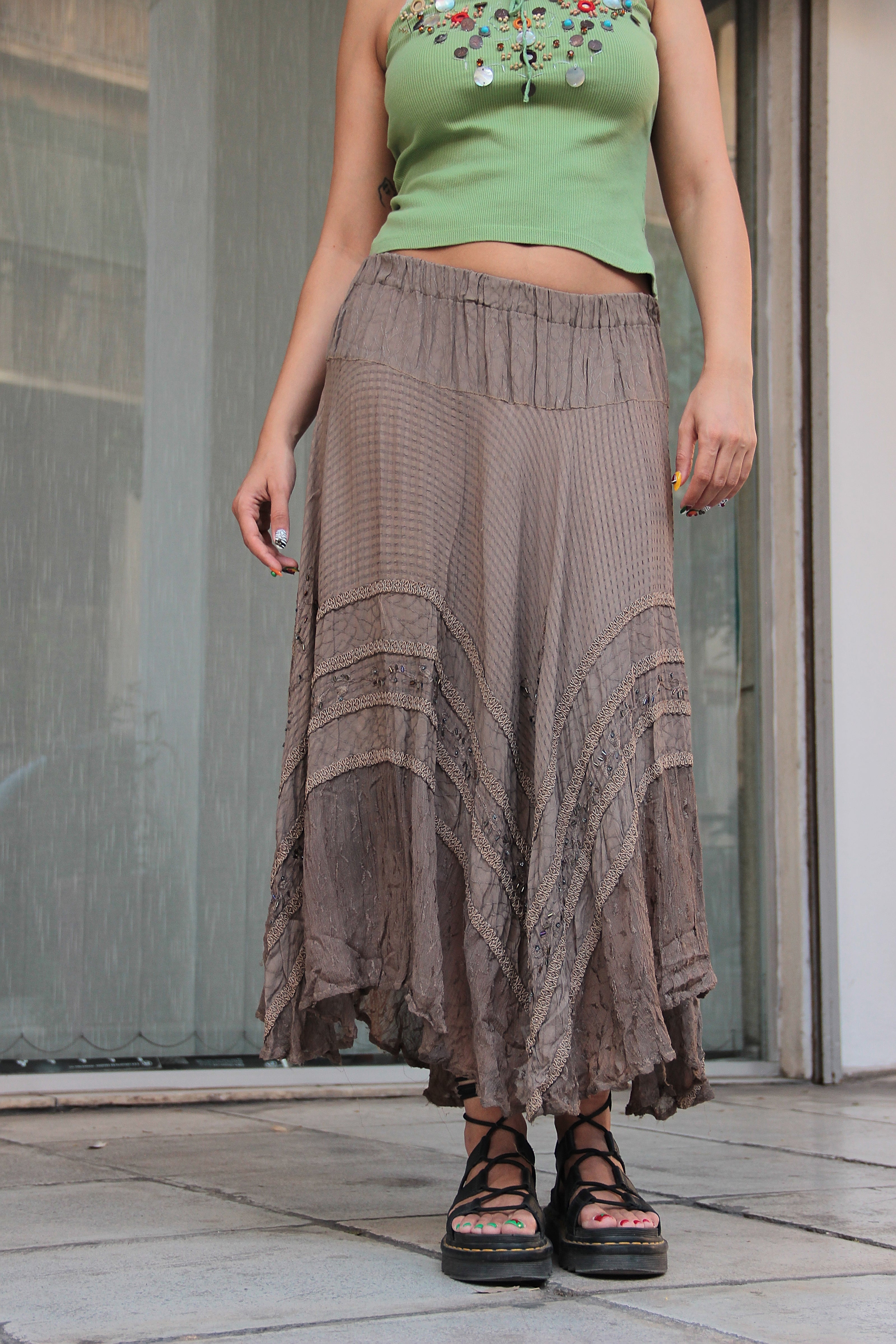 Stunning maxi hippie skirt (M/XL)