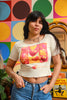 Super cute graphic crop top (M/L)