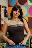 Super hot strapless top (S/M)