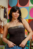 Super hot strapless top (S/M)