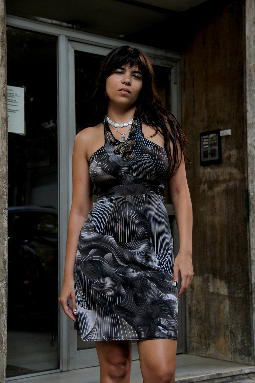 Super hot halter Y2K dress (L/XL)