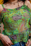 Vintage fairy asymetrical top (S)