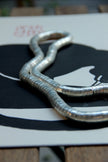 Brass silver necklace
