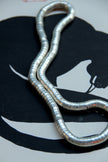 Brass silver necklace