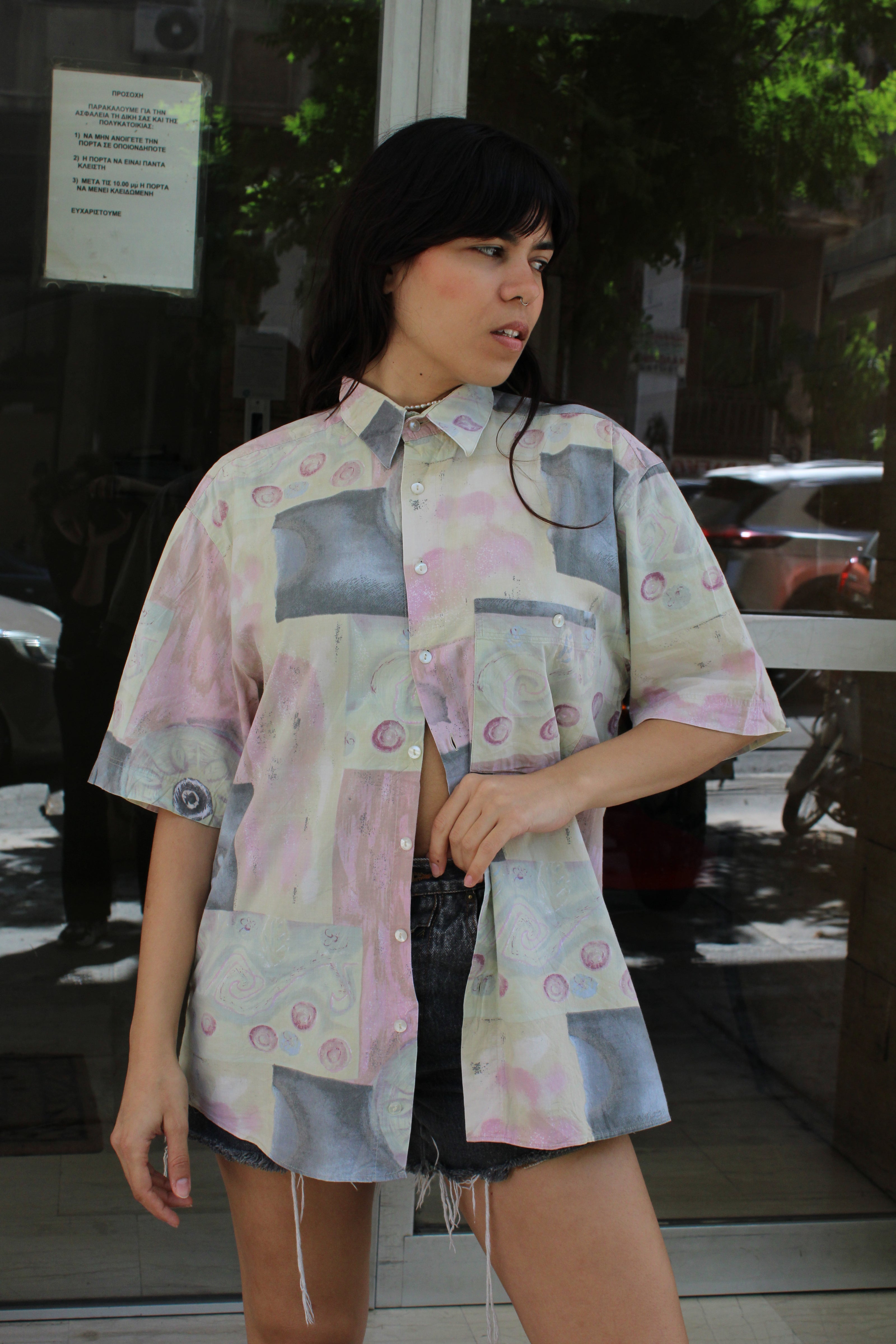 Men’s funky oversized shirt