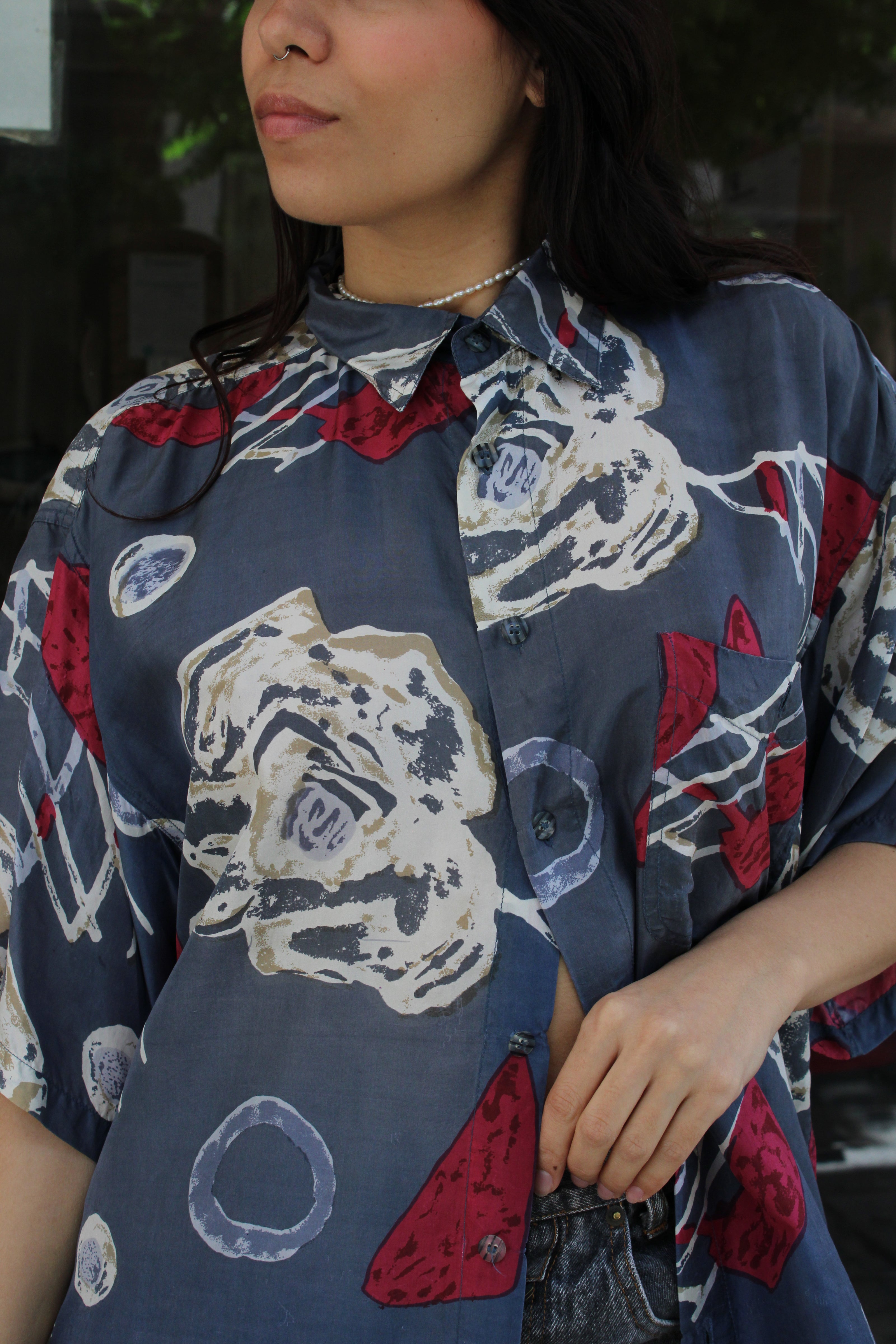Stunning Men’s 100% silk shirt