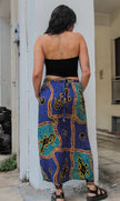 Vintage maxi boho wrap skirt (M/XL)