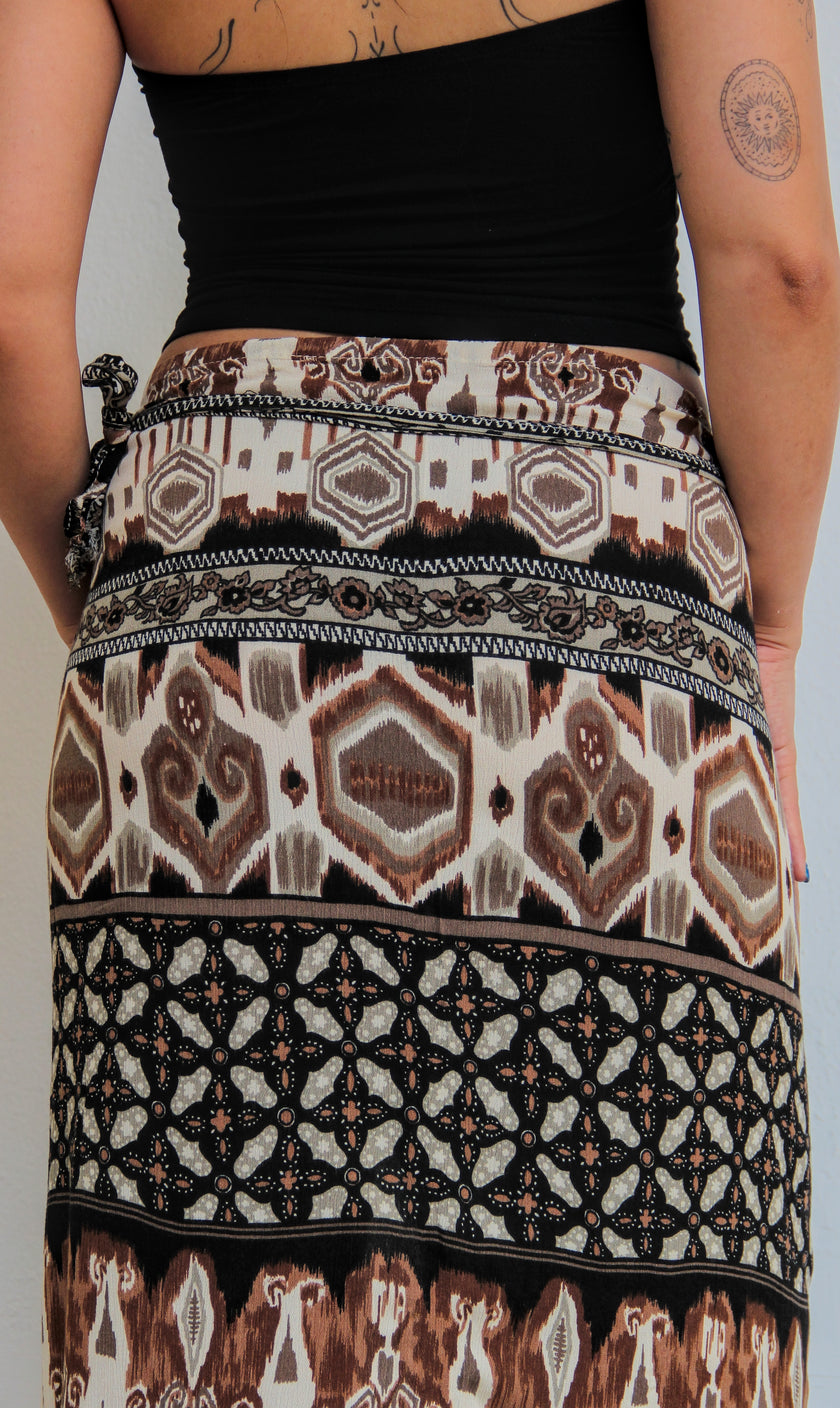 Vintage funky wrap skirt (XS/M)