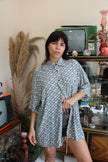 Men’s vintage funky oversized 100% viscose shirt