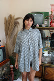 Men’s vintage funky oversized 100% viscose shirt