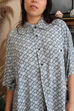 Men’s vintage funky oversized 100% viscose shirt