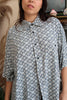 Men’s vintage funky oversized 100% viscose shirt