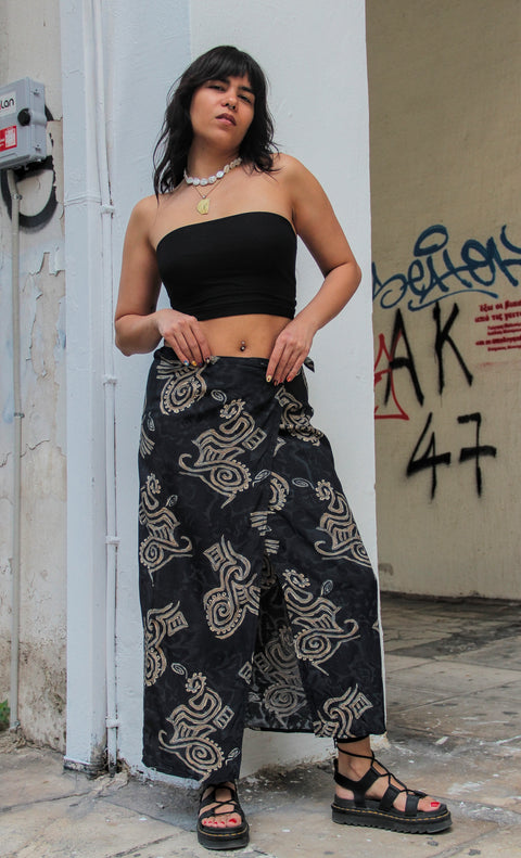 Super hot maxi wrap skirt (S/M)