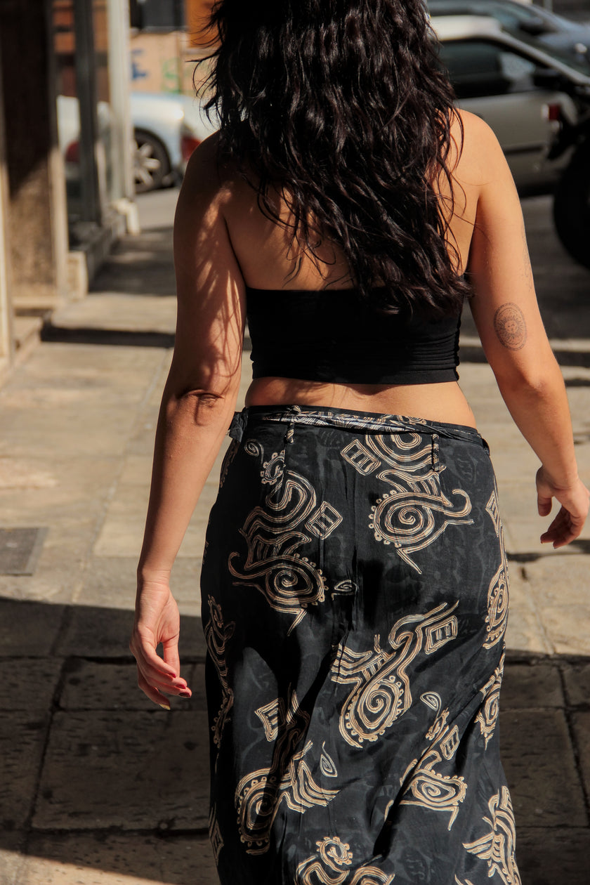 Super hot maxi wrap skirt (S/M)