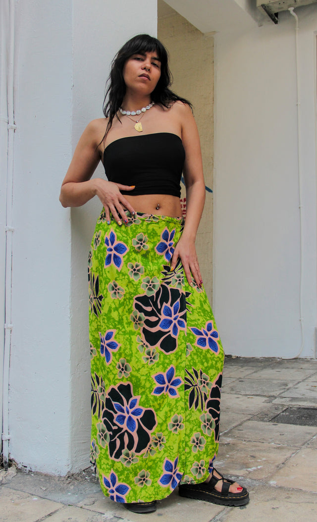 Super hot maxi wrap skirt (M/2XL)