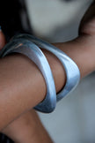 Silver toned bangle
