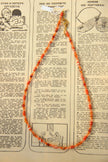Beautiful handmade beaded necklace with glass, imperial jasper, agate beads