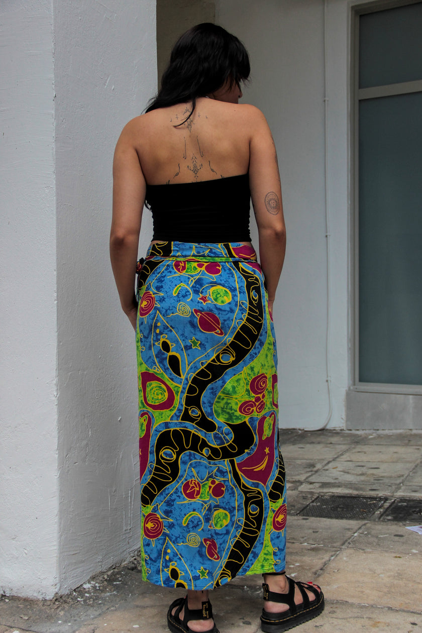 Super funky maxi wrap skirt (S/L)
