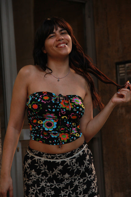 Super cute deadstock strapless tube top (S/L)