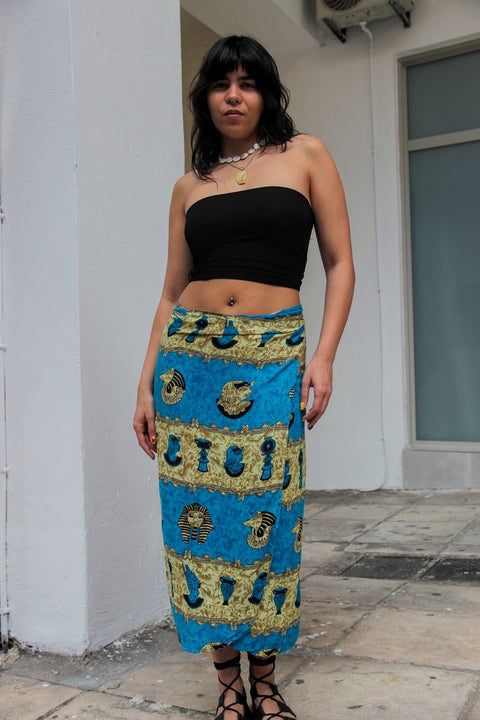 Super funky maxi wrap skirt (S/L)