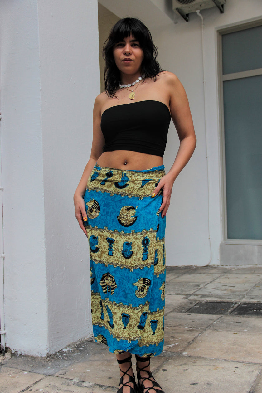 Super funky maxi wrap skirt (S/L)