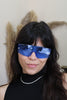 Blue mask sunglasses
