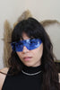 Blue mask sunglasses