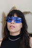 Blue mask sunglasses