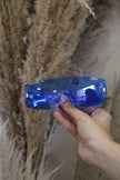 Blue mask sunglasses