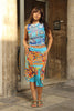 Y2K funky assymetrical skirt (M/L)