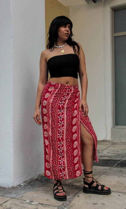 Vintage super cure wrap skirt (XS/M)