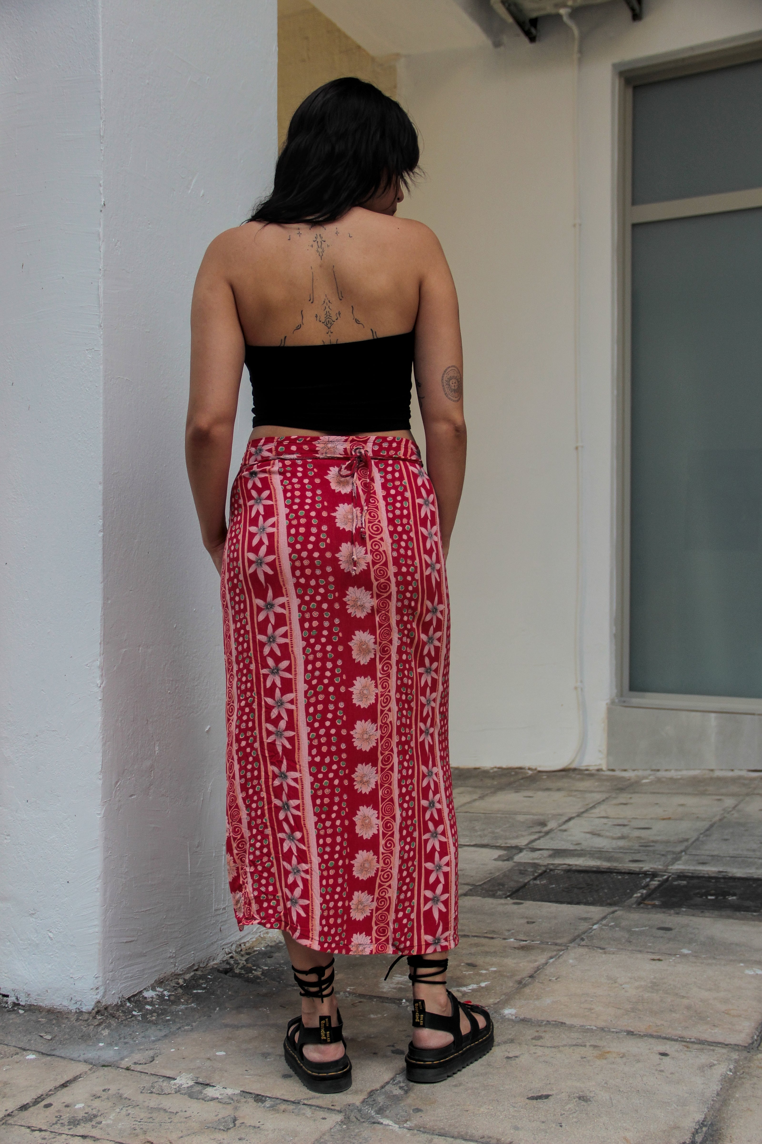 Vintage super cure wrap skirt (XS/M)