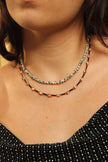 Beautiful handmade necklace with Dalmatian jasper
