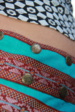 Vintage mini funky adjustable skirt (M/2XL)