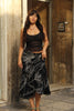 Vintage funky midi skirt (S/M)