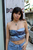Cosette stunning up-cycled tie top