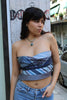 Cosette stunning up-cycled tie top