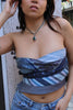 Cosette stunning up-cycled tie top