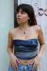 Cosette stunning up-cycled tie top