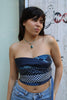 Cosette stunning up-cycled tie top