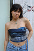 Cosette stunning up-cycled tie top