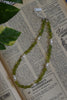 Handmade Natural Freshwater Pearl & Green Glass Bead Necklace