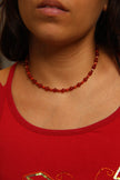 Beautiful handmade necklace with Carnelian & Imperial Jasper