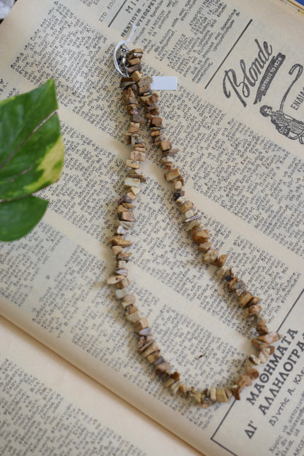 Handmade Jasper necklace