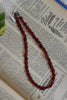 Handmade glass bead necklace
