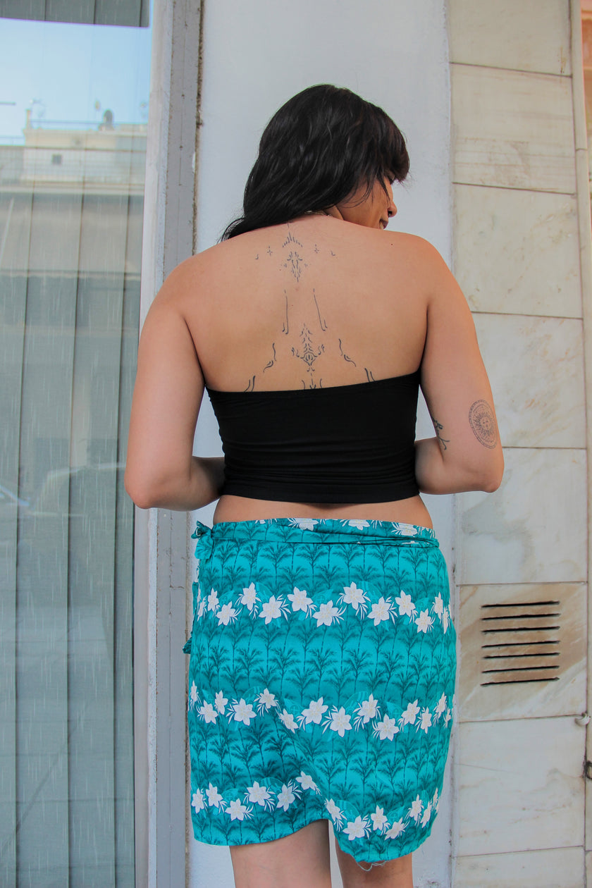 Vintage funky wrap skirt (S/L)