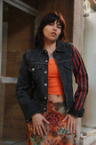 Handpainted REPLAY woman's denim jacket (M)